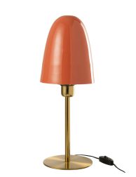 retro-oranje-met-gouden-tafellamp-jolipa-clover