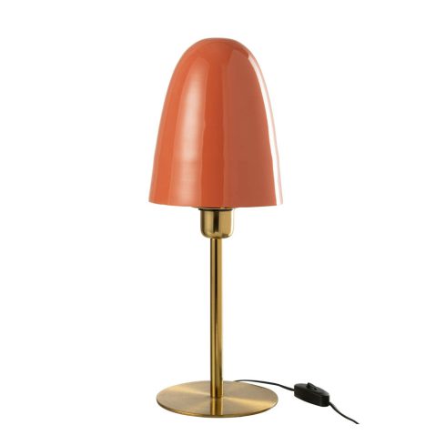 retro-oranje-met-gouden-tafellamp-jolipa-clover
