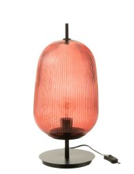 retro-rode-glazen-tafellamp-jolipa-oasis
