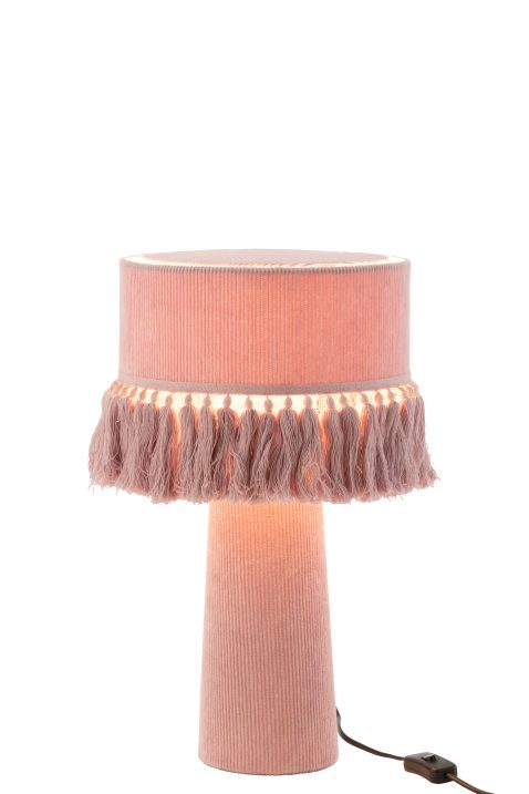 retro-roze-tafellamp-ribstof-jolipa-eve-1