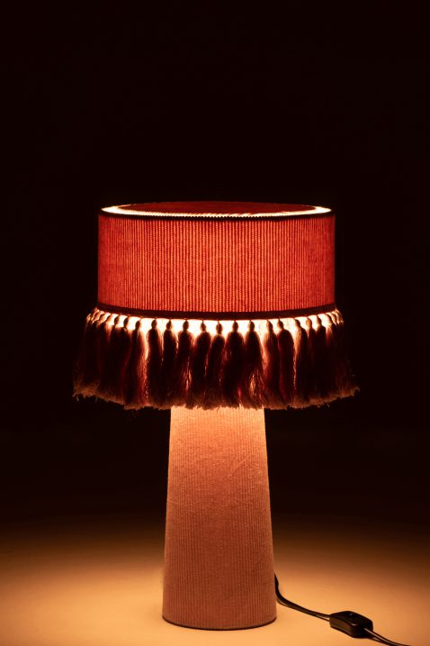 retro-roze-tafellamp-ribstof-jolipa-eve-2