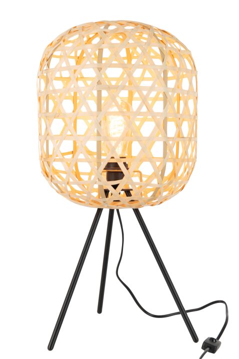 retro-zwart-met-beige-tafellamp-driepoot-jolipa-niko-1