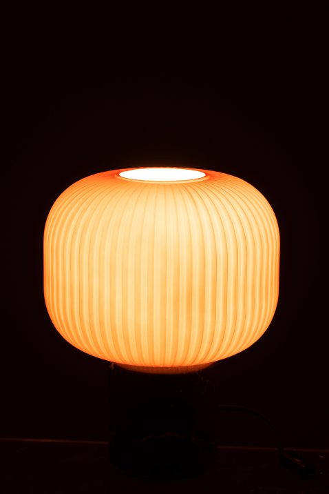 retro-zwart-met-terracotta-tafellamp-jolipa-yufo-2
