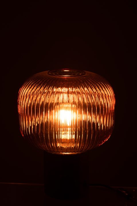 retro-zwarte-tafellamp-met-rood-glas-jolipa-yufo-2
