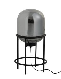 retro-zwarte-tafellamp-rookglas-jolipa-sasha