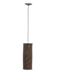 rustieke-bruine-hanglamp-koker-jolipa-cylinder