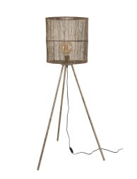 rustieke-bruine-tafellamp-driepoot-jolipa-antique