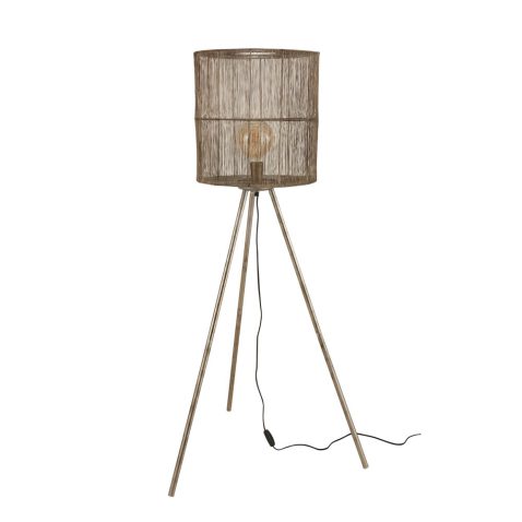 rustieke-bruine-tafellamp-driepoot-jolipa-antique
