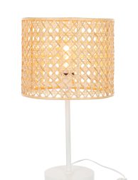 rustieke-witte-tafellamp-met-hout-jolipa-roma-1