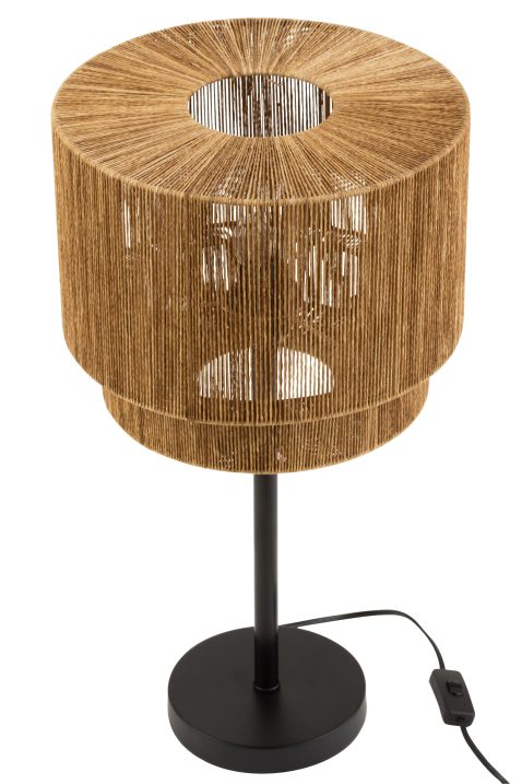 rustieke-zwart-met-beige-tafellamp-jolipa-naia-3