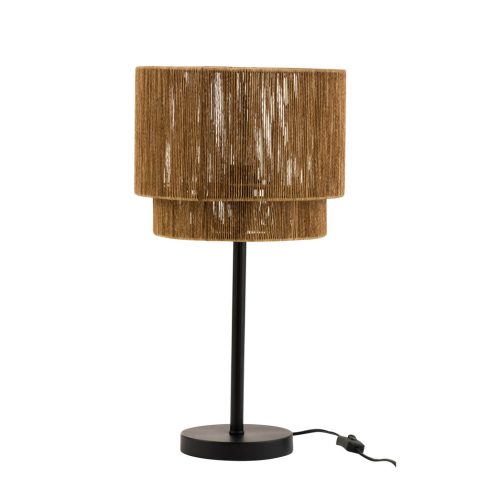 rustieke-zwart-met-beige-tafellamp-jolipa-naia