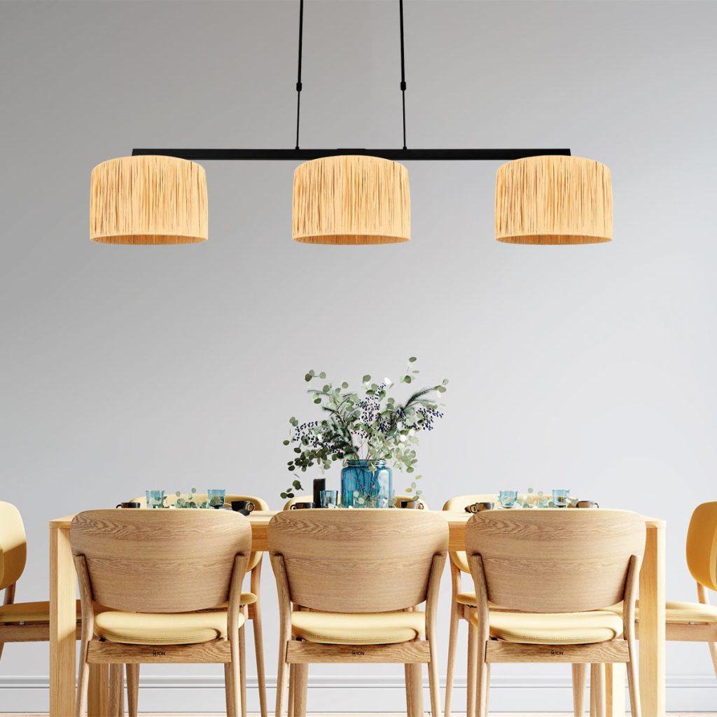 3-lichts-hanglamp-modern-met-ronde-kappen-hanglamp-steinhauer-stang-mat-zwarter-hanglamp-en-3-naturel-kleurige-kappen-3744zw-2