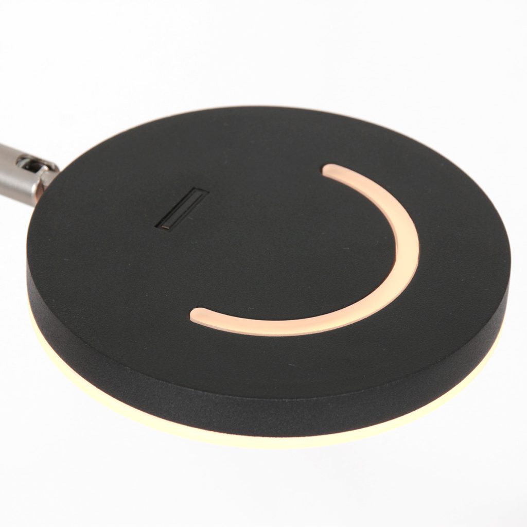 Oplaadbare moderne zwarte vloerlamp met zwenk dimfunctie Steinhauer Soleil - Afbeelding 5
