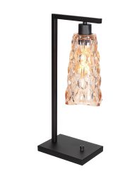 amber-glazen-tafellamp-chic-tafellamp-steinhauer-vidrio-amberkleurig-en-zwart-3837zw