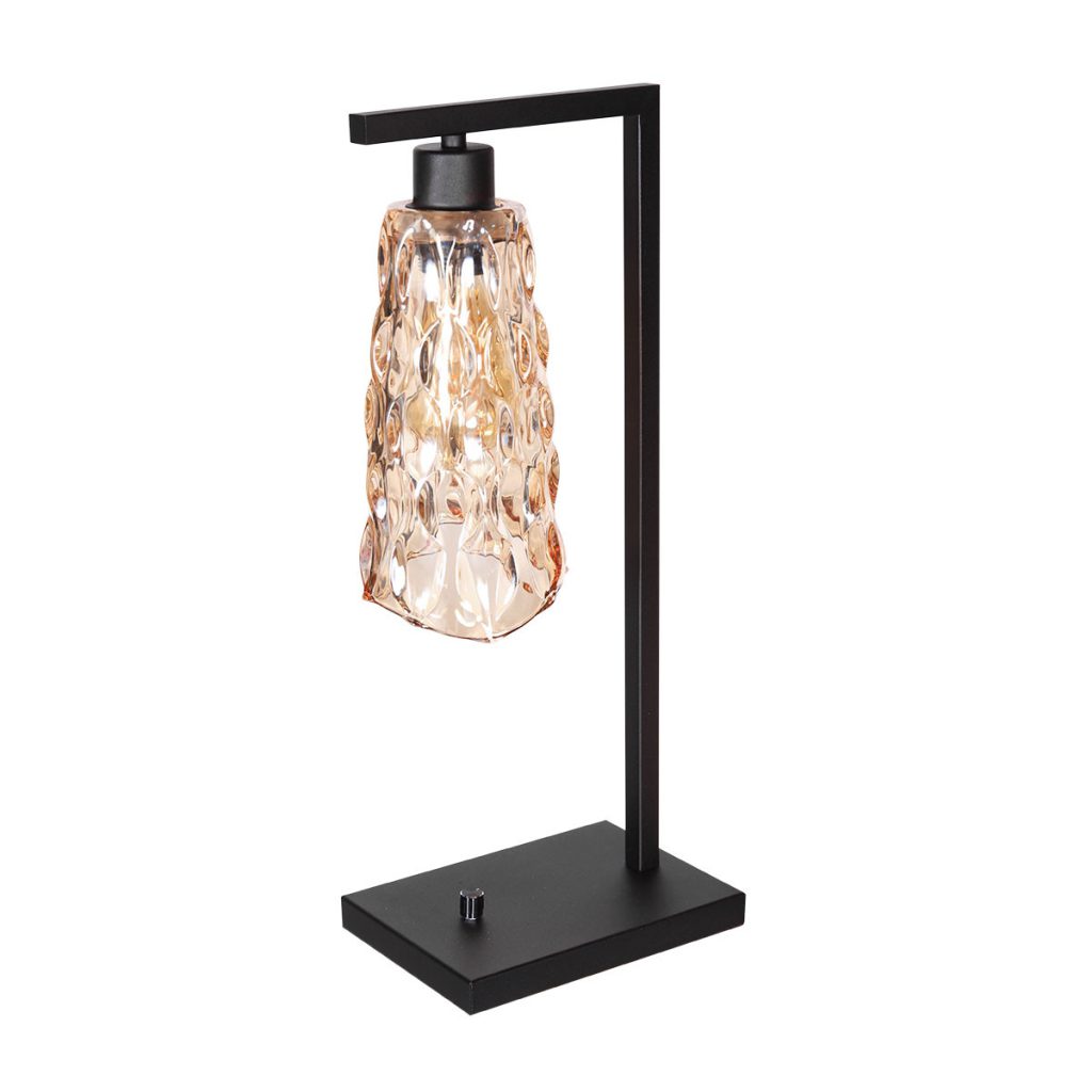 Amber Glazen Tafellamp Chic Steinhauer Vidrio - Afbeelding 10