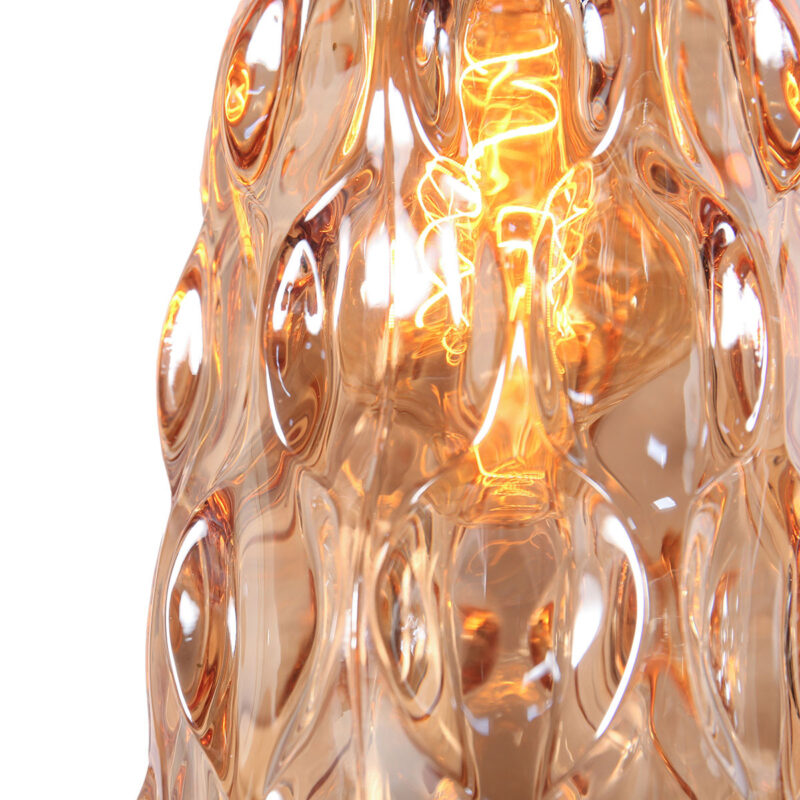 steinhauer-hanglamp-vidrio-amberkleurigzwart-metaal-designlamp-e27-3832zw-1
