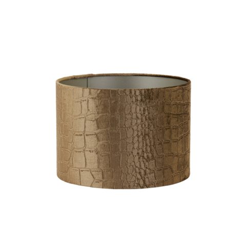 bruine-lampenkap-krokodillenhuid-light-and-living-praya