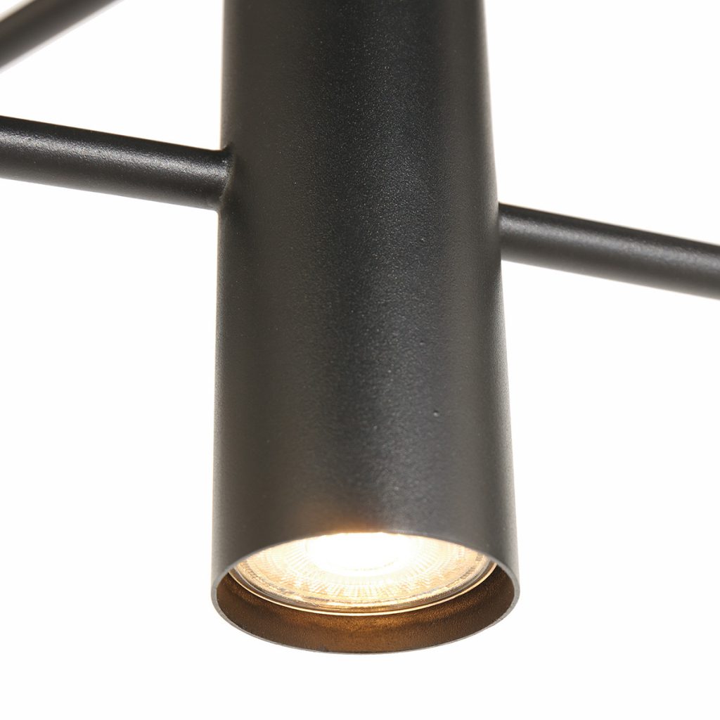 Moderne plafondlamp met vier champagnekleurige bollen Steinhauer Constellation - Afbeelding 9