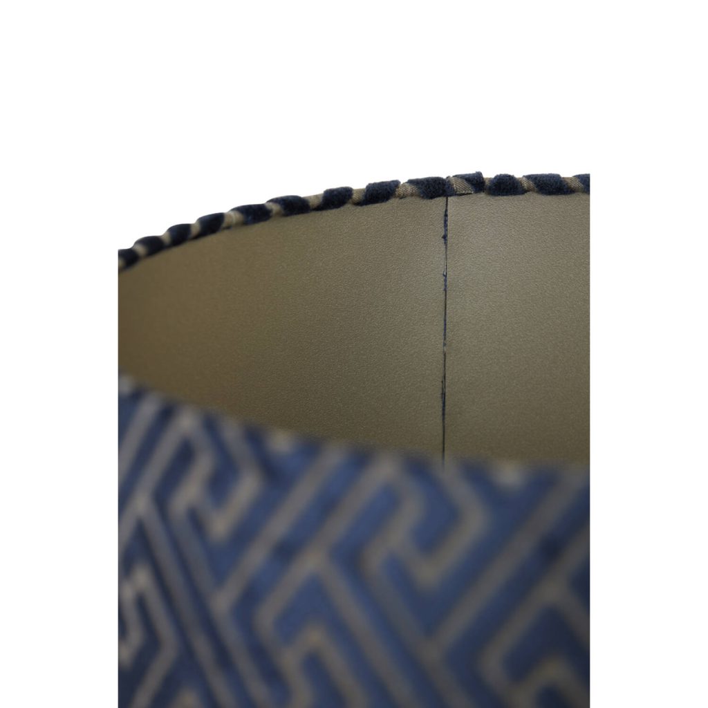 Landelijke tafellamp zwart met witte stoffen kap Light & Living Nicolo - Afbeelding 7