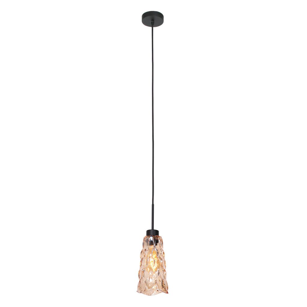 Glazen Hanglamp in Amberkleur Steinhauer Vidrio - Afbeelding 2