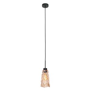 glazen-hanglamp-in-amberkleur-hanglamp-steinhauer-vidrio-amberkleurig-en-zwart-3831zw-1