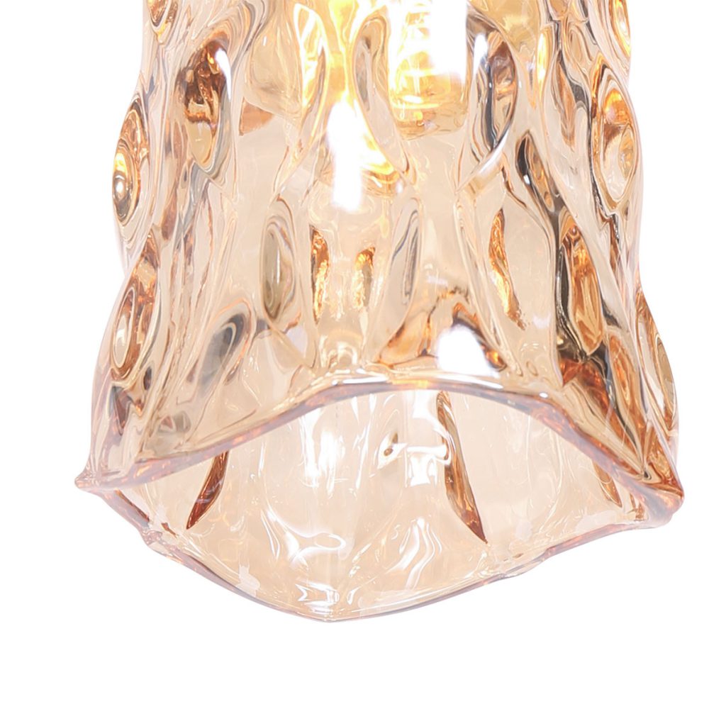 Glazen Hanglamp in Amberkleur Steinhauer Vidrio - Afbeelding 4