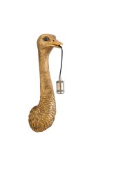 gouden-wandlamp-struisvogel-light-and-living-ostrich