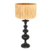 hoge-zwarte-tafellamp-met-licht-gele-kap-tafellamp-anne-light-&-home-lyons-naturel-en-zwart-3750zw