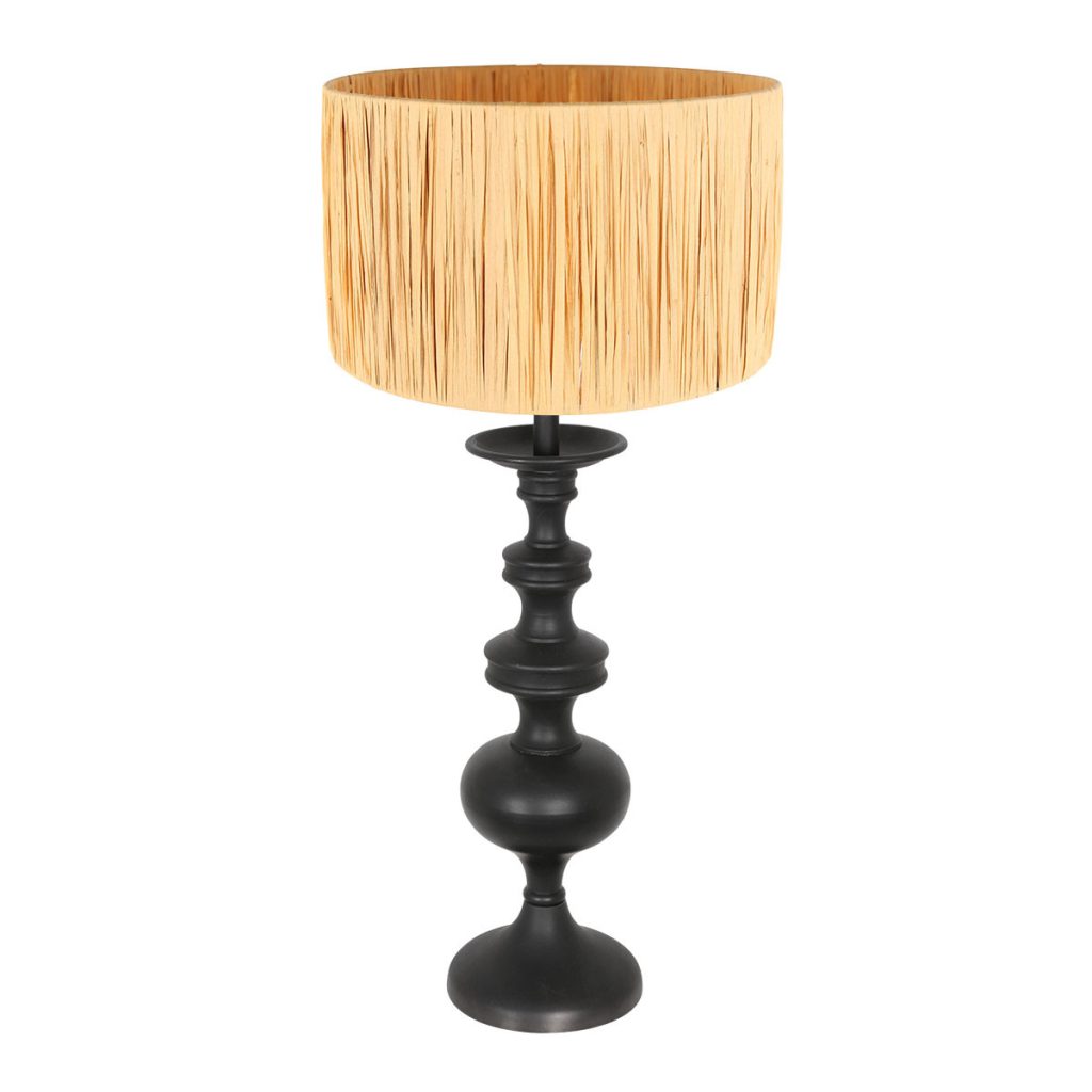 annelighting-tafellamp-lyons-zwart-grashout-ø30cm-e27-3750zw-1