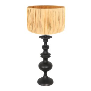 annelighting-tafellamp-lyons-zwart-grashout-ø30cm-e27-3750zw-1