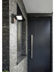Entrance door into modern house