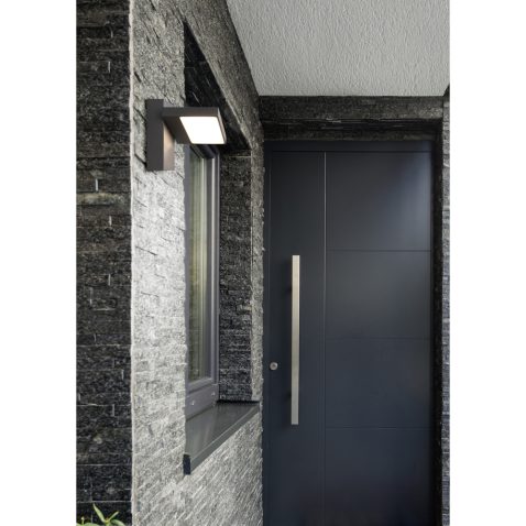 Entrance door into modern house
