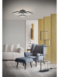 Modern bright interior . 3D rendering
