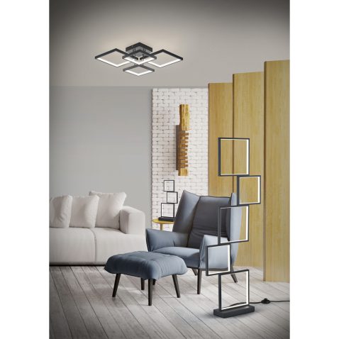 Modern bright interior . 3D rendering