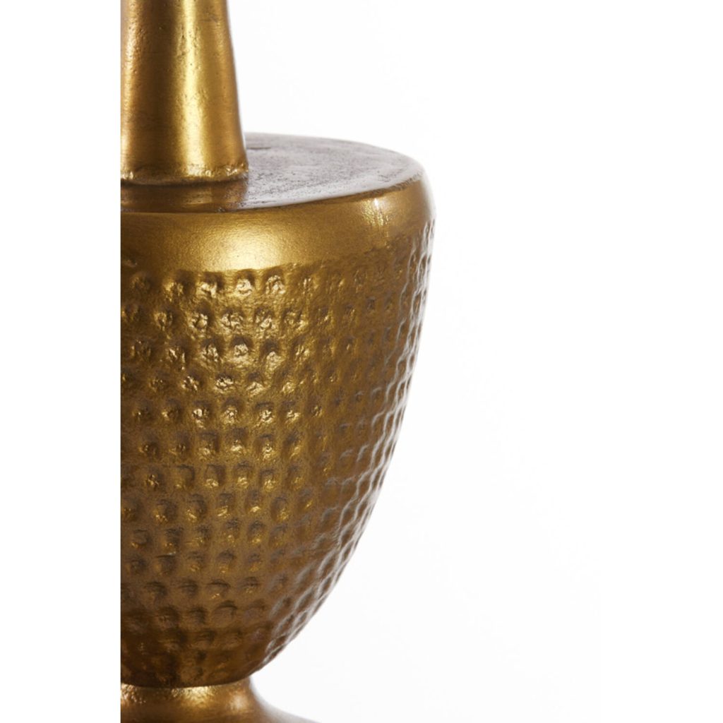 klassieke gouden tafellamp met groene kap Light & Living Smith - Afbeelding 3