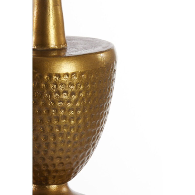 klassieke gouden tafellamp met groene kap Light & Living Smith - Afbeelding 3
