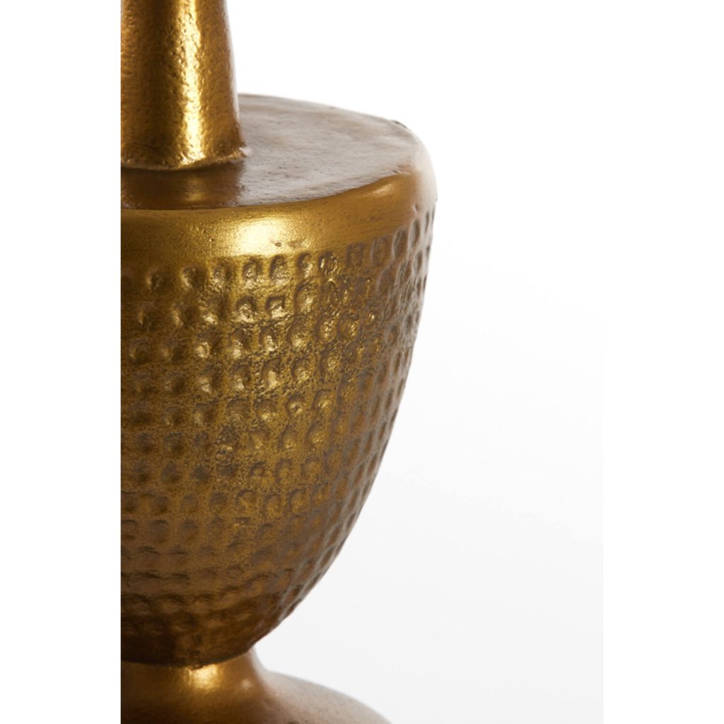 Hoge klassieke tafellamp met stoffen witte kap Light & Living Smith - Afbeelding 3