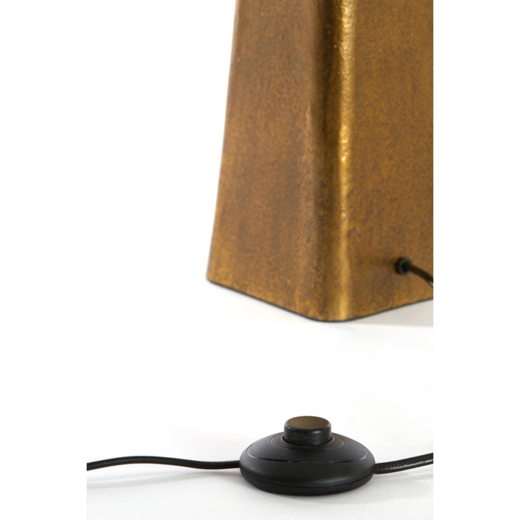 klassieke vloerlamp met blauwe velours kap Light & Living Donah - Afbeelding 4