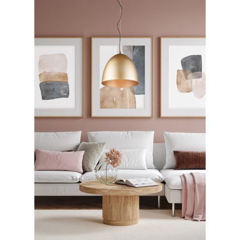 Home mock up, modern living room interior background, 3d render