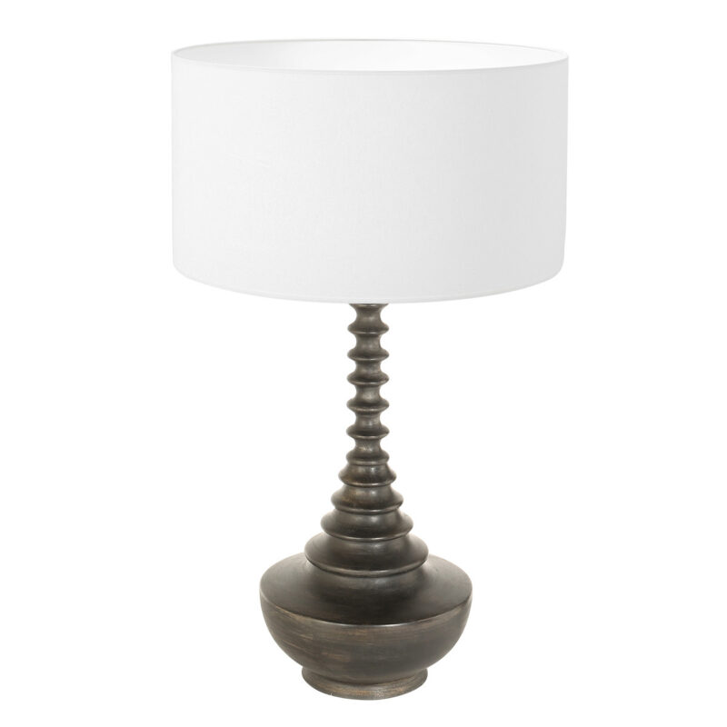 annelighting-tafellamp-bois-zwart-houtlinnen-ø40cm-e27-3755zw-1