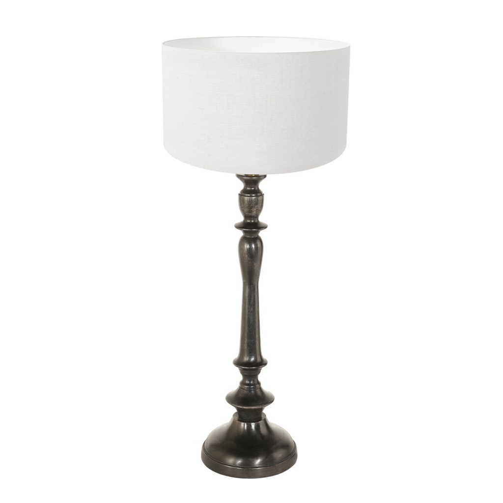 annelighting-tafellamp-bois-zwart-houtlinnen-ø30cm-e27-3769zw-1