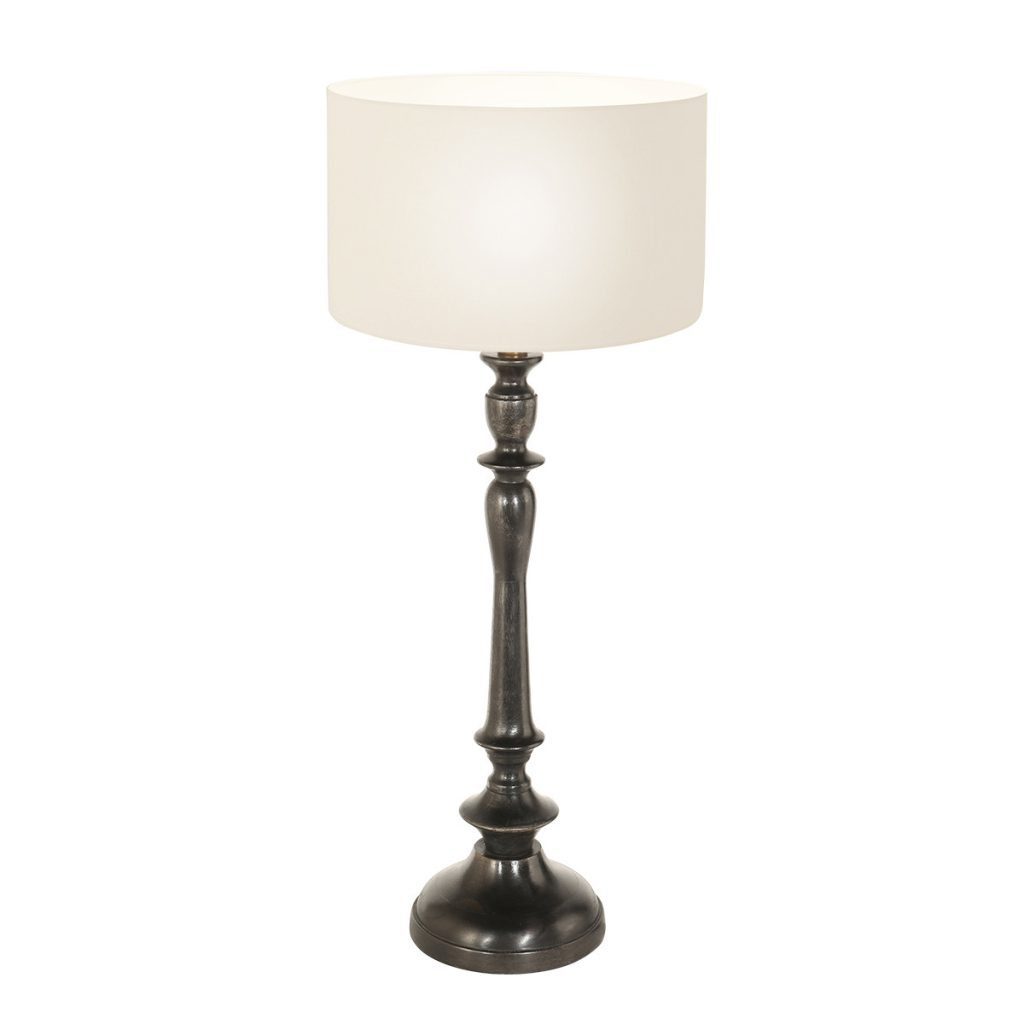 annelighting-tafellamp-bois-zwart-houtlinnen-ø30cm-e27-3764zw-1
