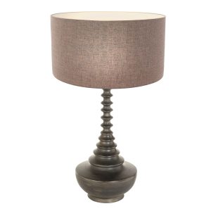 annelighting-tafellamp-bois-zwart-houtlinnen-ø40cm-e27-3761zw-1