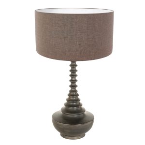 annelighting-tafellamp-bois-zwart-houtlinnen-ø40cm-e27-3761zw-1