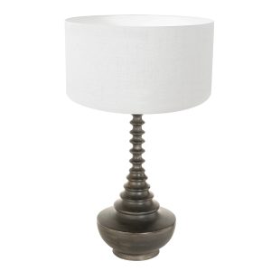 annelighting-tafellamp-bois-zwart-houtlinnen-ø40cm-e27-3760zw-1