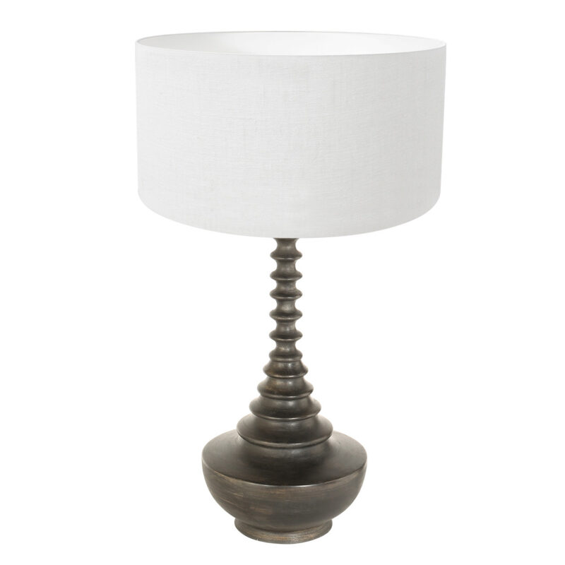 annelighting-tafellamp-bois-zwart-houtlinnen-ø40cm-e27-3760zw-1