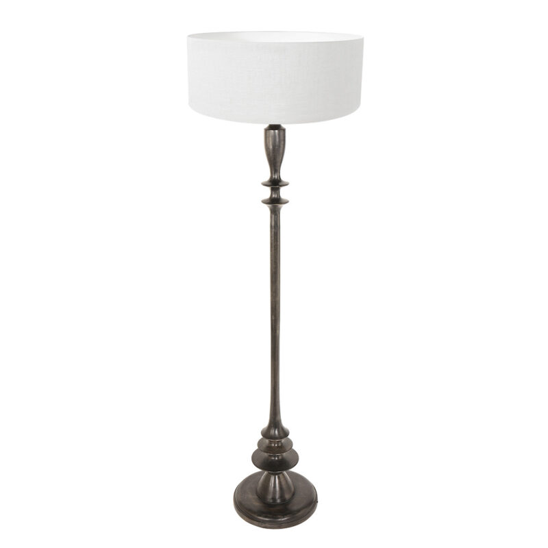 annelighting-vloerlamp-bois-zwart-houtlinnen-ø50cm-e27-3778zw-1