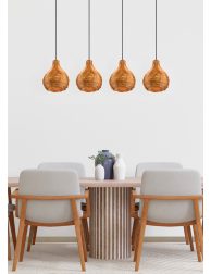 Dining room and kitchen wooden floor copy space on white backgro
