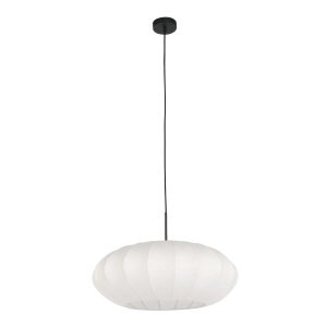 mat-zwarte-hanglamp-met-witte-kap-hanglamp-steinhauer-sparkled-light-mat-zwart-met-witte-stof-3809zw-1