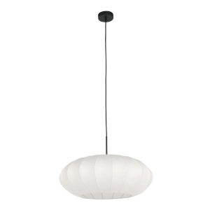 mat-zwarte-hanglamp-met-witte-kap-hanglamp-steinhauer-sparkled-light-mat-zwart-met-witte-stof-3809zw-1